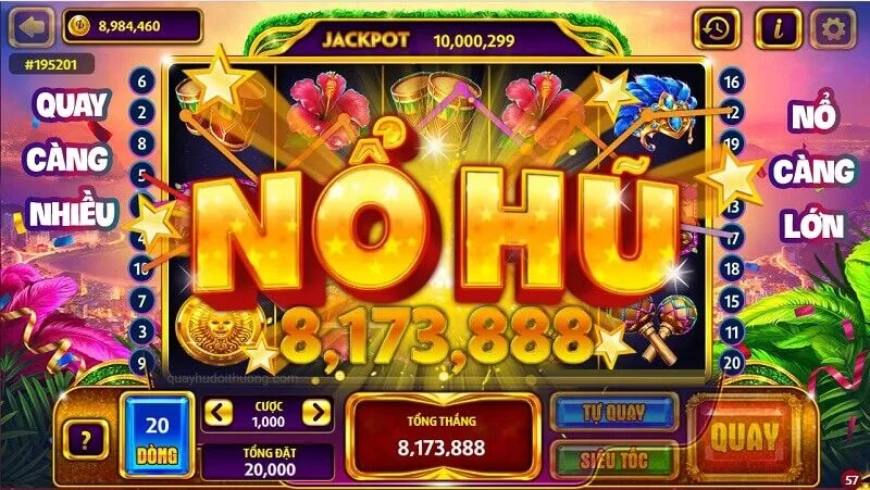 Giao diện game theo chủ đề động vật hoang dã